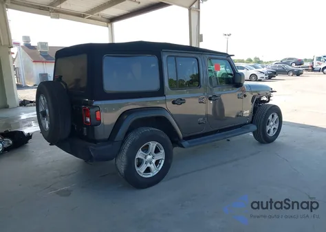 2020 Jeep Wrangler Unlimited Sport S 4X4 из США, поврежденный, VIN 1C4HJXDN9LW167442